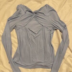 Elegant Blue Women's Top